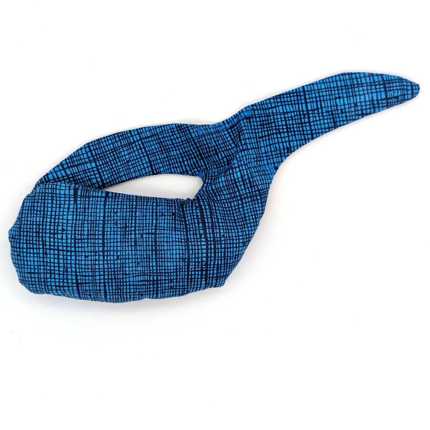 Whale Sac - Blue Crosshatch
