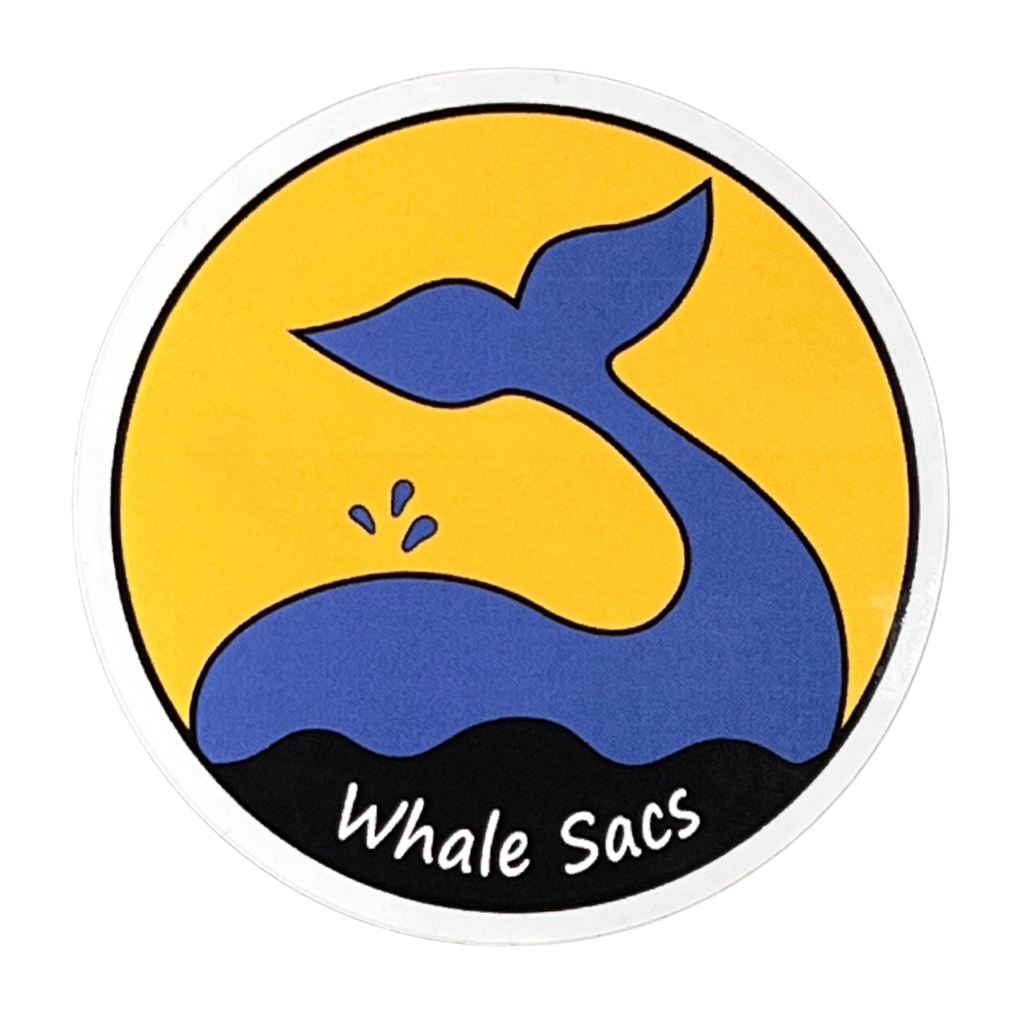 Whale Sacs Logo Sticker
