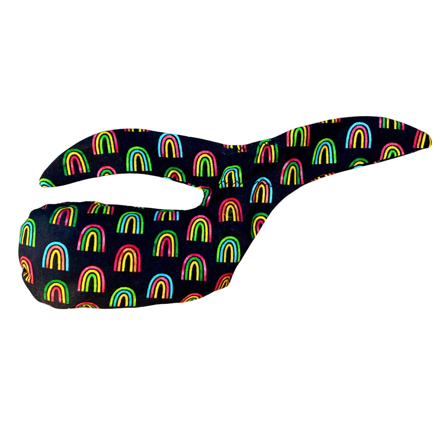 Whale Sac - Rainbows on Black