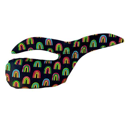 Whale Sac - Rainbows on Black