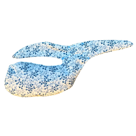 Whale Sac - Cream/Blue Vines (Vintage)